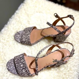 J. Crew Leather heels